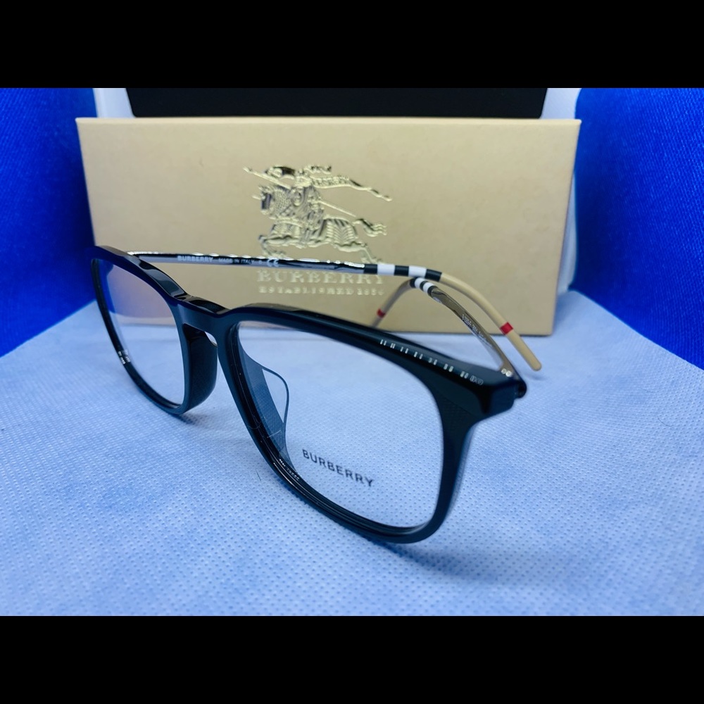 NEW Burberry BF-3001 Black/Gunmetal Eyeglasses
